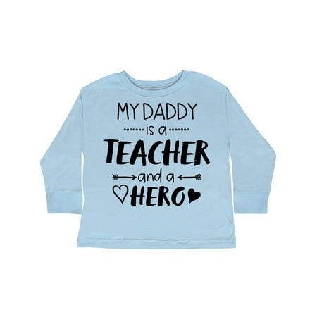Inktastic My Daddy is a Teacher and a Hero Gift Toddler Boy or Toddler Girl Long Sleeve T-Shirt
Inktastic My Daddy is a Teacher and a Hero Gift Toddler Boy or Toddler Girl Long Sleeve T-Shirt