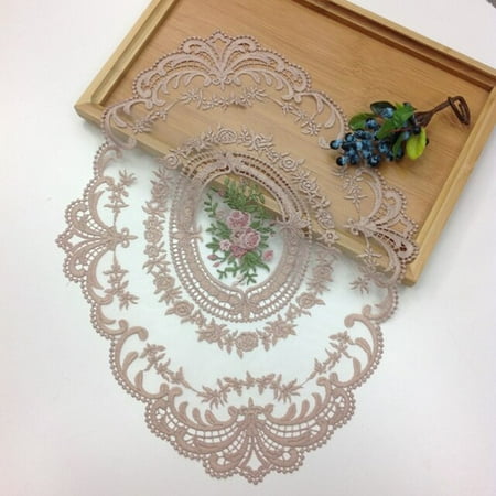QWZNDZG Retro European Oval Lace Embroidered Coaster Bedroom Study Kitchen Cup Table Mat Food Fruit Plate Cover Cloth Christmas Decor
QWZNDZG Retro European Oval Lace Embroidered Coaster Bedroom Study Kitchen Cup Table Mat Food Fruit Plate Cover Cloth Christmas Decor