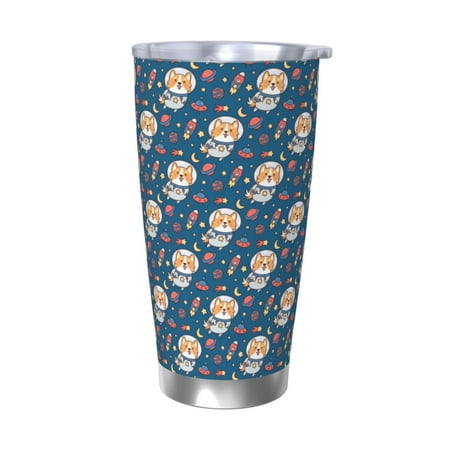 Cauagu Astronaut Corgi Dog Pattern 20oz Tumbler Stainless Steel Vacuum Insulated Tumbler with Lid Insulated Coffee Mug Thermal Cup with Splash Proof Sliding Lid-Without Straw
Cauagu Astronaut Corgi Dog Pattern 20oz Tumbler Stainless Steel Vacuum Insulated Tumbler with Lid Insulated Coffee Mug Thermal Cup with Splash Proof Sliding Lid-Without Straw