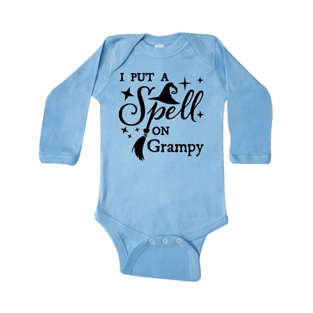Inktastic I Put a Spell on Grampy Witch Hat and Broom Gift Baby Boy or Baby Girl Long Sleeve Bodysuit
Inktastic I Put a Spell on Grampy Witch Hat and Broom Gift Baby Boy or Baby Girl Long Sleeve Bodysuit