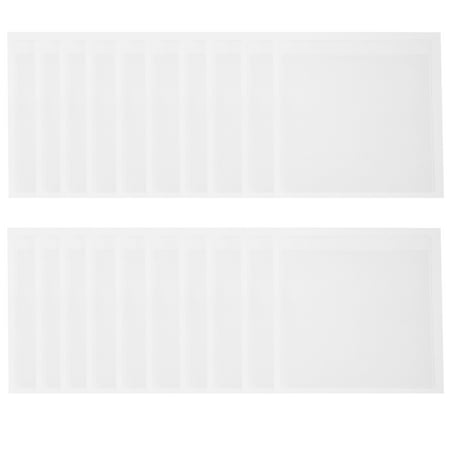 20Pcs Self-Adhesive Index Card Pockets Card Holders for Organizing Warehouse Label Pockets
20Pcs Self-Adhesive Index Card Pockets Card Holders for Organizing Warehouse Label Pockets