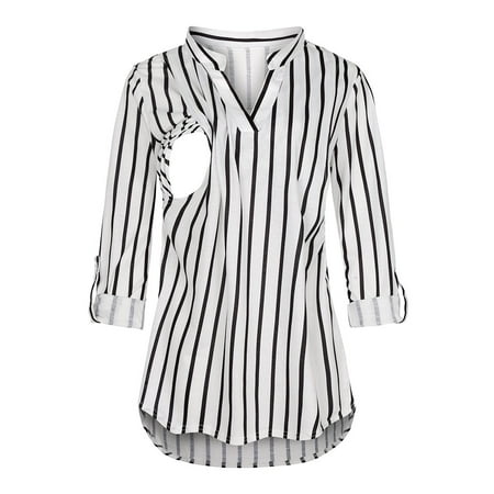 Tangnade pregnant costumes for women maternity dress Women Maternity Long Sleeve Striped Nursing Tops Blouse For Breastfeeding
Tangnade pregnant costumes for women maternity dress Women Maternity Long Sleeve Striped Nursing Tops Blouse For Breastfeeding
