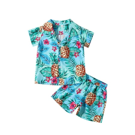 Holloyiver Baby Clothes Baby Boys Fashion Short Sleeve Blouse Tropical Pineapple Print Retro Shirt Shorts Suit Button-Up Shorts and Tee Playwear Set for 12Mouth-5years
Holloyiver Baby Clothes Baby Boys Fashion Short Sleeve Blouse Tropical Pineapple Print Retro Shirt Shorts Suit Button-Up Shorts and Tee Playwear Set for 12Mouth-5years