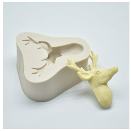 Dessert Molds Christmas Stag Head Silicone Mould Fondant Cake Chocolate Cookie Decorating Mould Cake Tools
Dessert Molds Christmas Stag Head Silicone Mould Fondant Cake Chocolate Cookie Decorating Mould Cake Tools