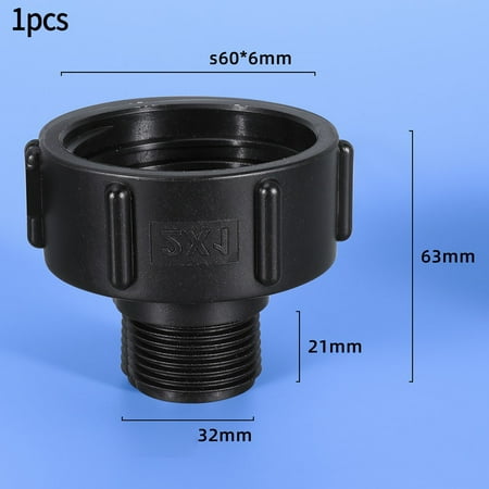 RANMEI IBC Adapter Tank Connector S60 x6 (60mm) to 3/4\ 1/2\ 1\ IBC Tank Connector
RANMEI IBC Adapter Tank Connector S60 x6 (60mm) to 3/4\ 1/2\ 1\ IBC Tank Connector