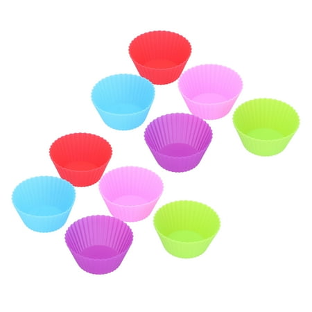 Muffin Cup Baking Cups Easy Clean 10Pcs Food-grade Silicone For Bakery Home For Freezers Microwave Ovens
Muffin Cup Baking Cups Easy Clean 10Pcs Food-grade Silicone For Bakery Home For Freezers Microwave Ovens