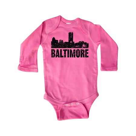 Inktastic Baltimore Skyline Grunge Gift Baby Boy or Baby Girl Long Sleeve Bodysuit
Inktastic Baltimore Skyline Grunge Gift Baby Boy or Baby Girl Long Sleeve Bodysuit