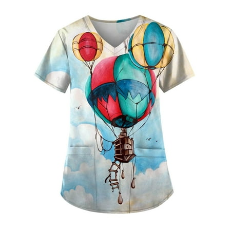 Professionals Scrubs Top for Women Graphic Short Sleeve T Shirt Holiday Working Nursing Scrubs Casual Pockets Uniform White 2XL
Professionals Scrubs Top for Women Graphic Short Sleeve T Shirt Holiday Working Nursing Scrubs Casual Pockets Uniform White 2XL