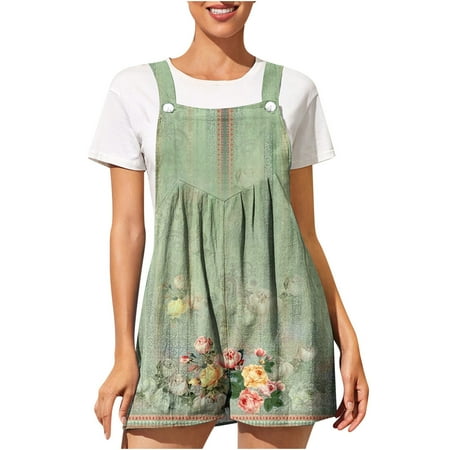 Summer Savings Clearance! Edvintorg Womens Rompers For Summer Casual Loose Fashion Printed Sleeveless Suspender Jumpsuit Shorts Vintage Casual Clothing
Summer Savings Clearance! Edvintorg Womens Rompers For Summer Casual Loose Fashion Printed Sleeveless Suspender Jumpsuit Shorts Vintage Casual Clothing