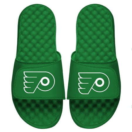 Men s ISlide Kelly Green Philadelphia Flyers St. Patrick s Day Slide Sandals
