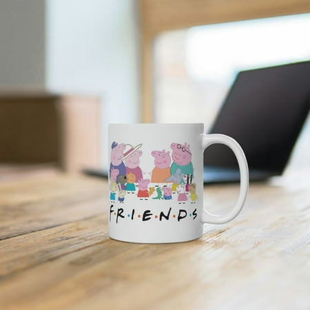 Friends of Peppa Pig Mug 11oz Ceramic Coffee Mug Tea Cup