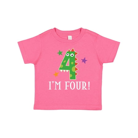 Inktastic 4th Birthday Dinosaur 4 Year Old Gift Toddler Boy or Toddler Girl T-Shirt
Inktastic 4th Birthday Dinosaur 4 Year Old Gift Toddler Boy or Toddler Girl T-Shirt