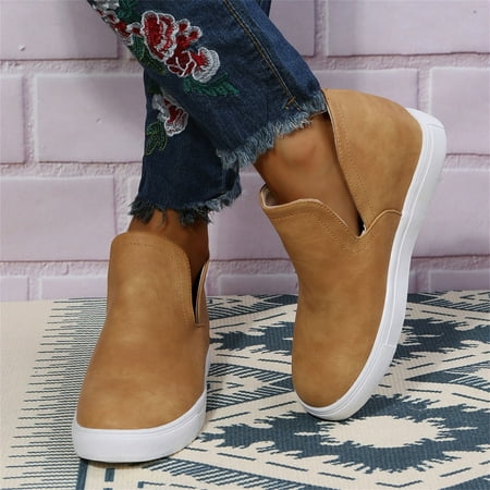 sebulube Fashion Four Seasons Women Casual Shoes Mid Top Flat Bottom Comfortable Round Toe Slip On
sebulube Fashion Four Seasons Women Casual Shoes Mid Top Flat Bottom Comfortable Round Toe Slip On