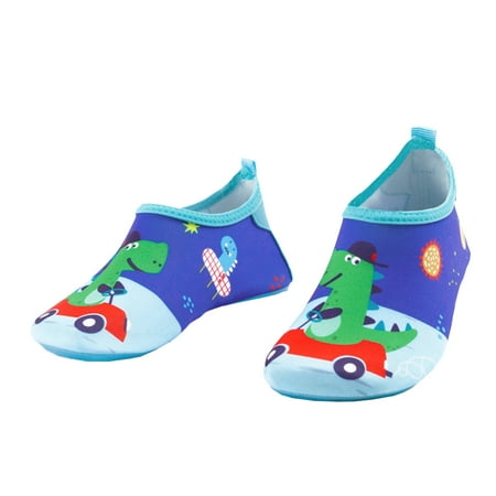 BESTHUA Cartoon Beach Shoes Soft Potable Non-slip Baby Wading Shoes