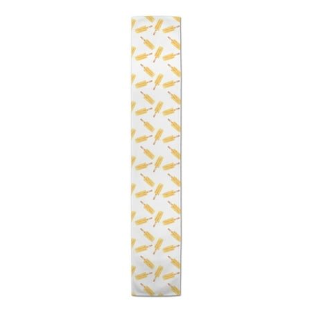 Creative Products Orange Popsicle Pattern 16 x 90 Cotton Twill Table Runner