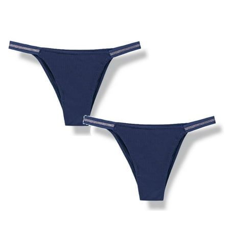 Womens Underwear Brief Lingerie Temptation Low waist Thong Transparent Panties2PC