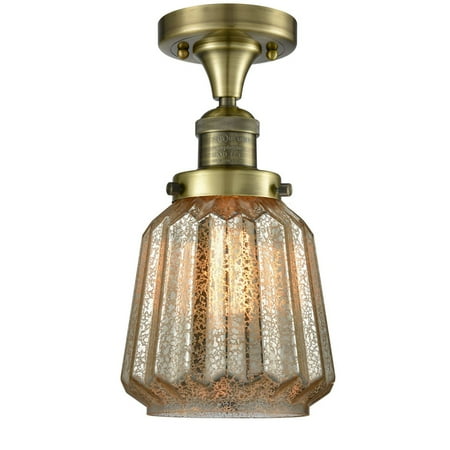 Innovations 1-LT Vintage LED Chatham 6 Flush Mount - Antique Brass - 517-1CH-AB-G146-LED
Innovations 1-LT Vintage LED Chatham 6 Flush Mount - Antique Brass - 517-1CH-AB-G146-LED