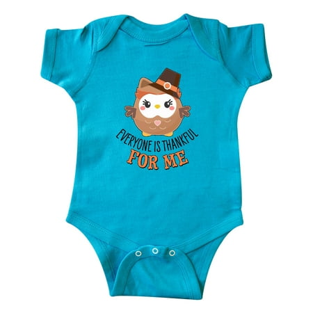 Inktastic Everyone is Thankful for Me with Cute Thanksgiving Owl Gift Baby Boy or Baby Girl Bodysuit
Inktastic Everyone is Thankful for Me with Cute Thanksgiving Owl Gift Baby Boy or Baby Girl Bodysuit