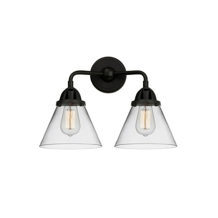 Innovations Lighting Nouveau 2 Cone - 2 Light 16 Bath Vanity Light Clear/Matte Black
Innovations Lighting Nouveau 2 Cone - 2 Light 16 Bath Vanity Light Clear/Matte Black