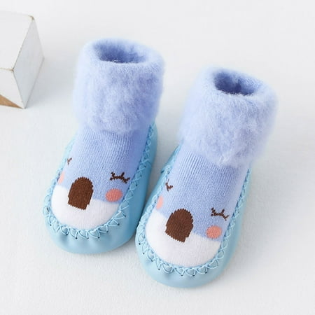 Quealent Baby Shoes Baby Boys Girl Cozy Booties Soft Non Skid Boots with Grippers Toddler First Walkers Blue 18 Months
Quealent Baby Shoes Baby Boys Girl Cozy Booties Soft Non Skid Boots with Grippers Toddler First Walkers Blue 18 Months