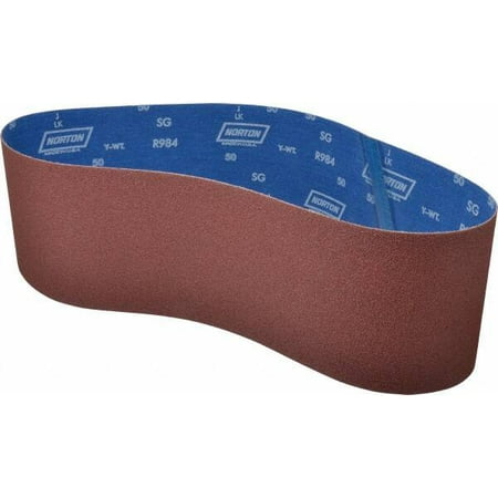 Norton 6 Wide x 48 OAL 50 Grit Ceramic Abrasive Belt Ceramic Coarse Coated Y Weighted Cloth Backing Series R984
Norton 6 Wide x 48 OAL 50 Grit Ceramic Abrasive Belt Ceramic Coarse Coated Y Weighted Cloth Backing Series R984