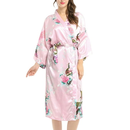 UKAP Women Soft Baggy Bathrobe Ladies Loose Pajamas V Neck House Wear Kimono Lightweight Robes Pink M
UKAP Women Soft Baggy Bathrobe Ladies Loose Pajamas V Neck House Wear Kimono Lightweight Robes Pink M