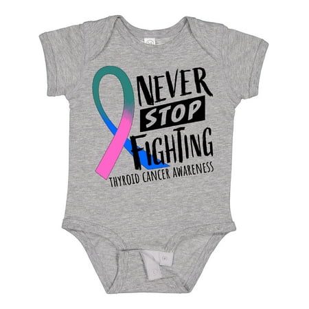 Inktastic Never Stop Fighting Thyroid Cancer Awareness Ribbon Gift Baby Boy or Baby Girl Bodysuit
Inktastic Never Stop Fighting Thyroid Cancer Awareness Ribbon Gift Baby Boy or Baby Girl Bodysuit