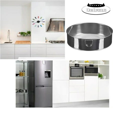 Flour Sieve Fine Mesh Stainless Steel 60 Mesh Round Flour Sifter for Baking Cake Bread 
Flour Sieve Fine Mesh Stainless Steel 60 Mesh Round Flour Sifter for Baking Cake Bread