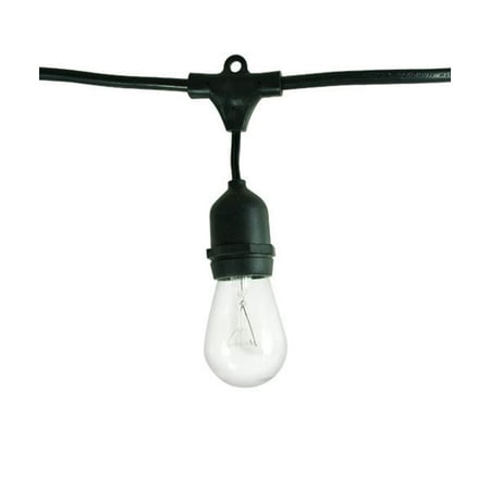STRING15/E26 S14KT Outdoor String Light w/Incandescent 11S14 Bulbs 48 Feet 15 Lights Pack of 6
STRING15/E26 S14KT Outdoor String Light w/Incandescent 11S14 Bulbs 48 Feet 15 Lights Pack of 6