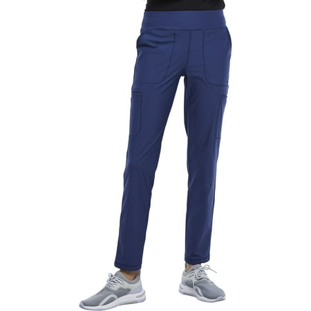 Cherokee Form Women s Scrubs Pant Mid Rise Slim Straight Pull-On CK007
