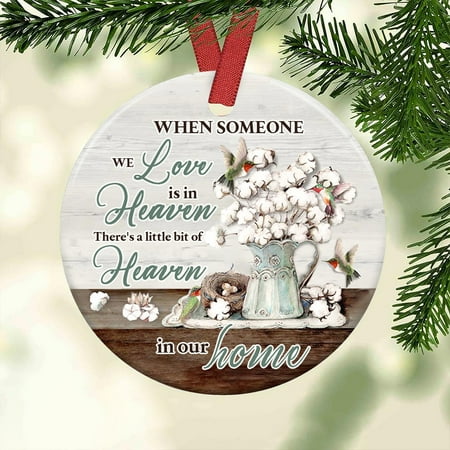 2Pcs Hummingbird A Little Bit Of Heaven In Our Home Decoration Pendant Christmas Circle Ornament
2Pcs Hummingbird A Little Bit Of Heaven In Our Home Decoration Pendant Christmas Circle Ornament