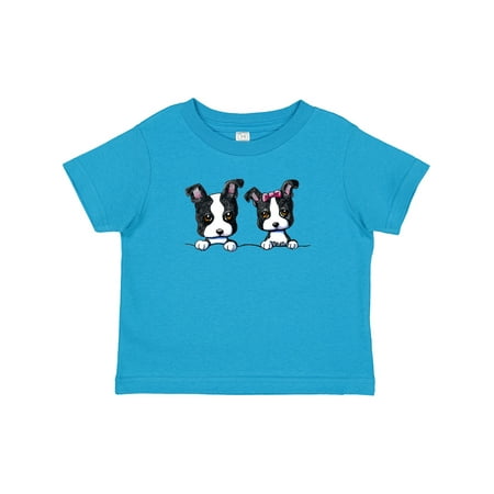 Inktastic Boston Terriers (Dark Apparel) Gift Baby Boy or Baby Girl T-Shirt