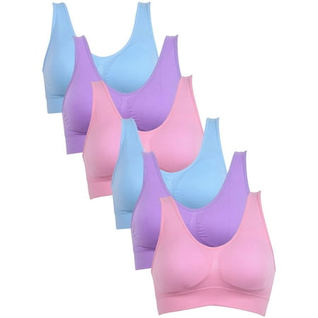 6Pack Valcatch Women s Comfort Sports Bra High Intensity Tank Brassiere Tops US Size-XL
6Pack Valcatch Women s Comfort Sports Bra High Intensity Tank Brassiere Tops US Size-XL