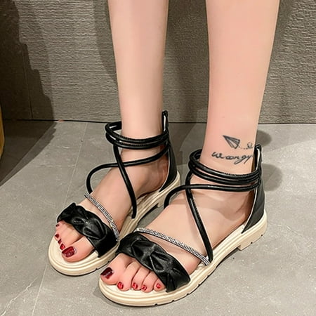 Jsaierl Flat Sandals for Women Casual Summer Flat Bottomed Slippers Leaky Toe Pleated Comfortable And Breathable Sandals Size 6
Jsaierl Flat Sandals for Women Casual Summer Flat Bottomed Slippers Leaky Toe Pleated Comfortable And Breathable Sandals Size 6