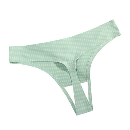 HEVIRGO Women Panties Seamless Anti-pilling Stripe Contrast Colors Comfortable Soft Low Waist High Elasticity Anti-septic Women G-string for Daily Wear
HEVIRGO Women Panties Seamless Anti-pilling Stripe Contrast Colors Comfortable Soft Low Waist High Elasticity Anti-septic Women G-string for Daily Wear