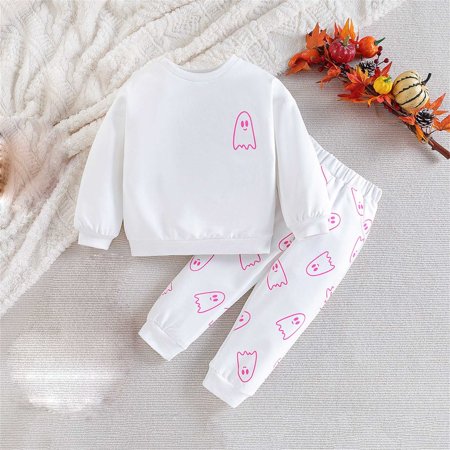 Spazoro Toddler Girls Outfits Sets Sweatshirts and Pants 2PC Cute Print Fall and Winter Active Wear Clothes Sets for Baby Kids Girls White Size 1 T
Spazoro Toddler Girls Outfits Sets Sweatshirts and Pants 2PC Cute Print Fall and Winter Active Wear Clothes Sets for Baby Kids Girls White Size 1 T
