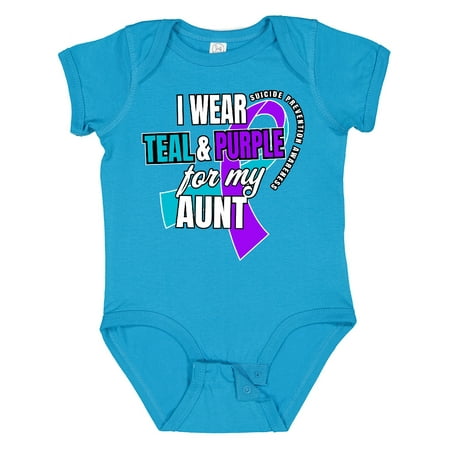 Inktastic Suicide Prevention I Wear Teal and Purple for My Aunt Gift Baby Boy or Baby Girl Bodysuit
Inktastic Suicide Prevention I Wear Teal and Purple for My Aunt Gift Baby Boy or Baby Girl Bodysuit
