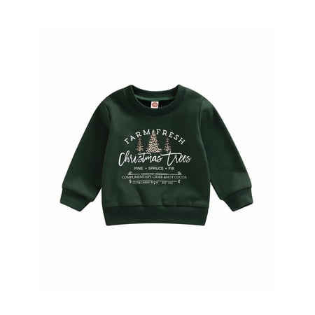 Toddler Baby Boy Girl Christmas Xmas Tree Print Sweatshirt Long Sleeve Crewneck Sweater Shirt Kids Pullover Tops
Toddler Baby Boy Girl Christmas Xmas Tree Print Sweatshirt Long Sleeve Crewneck Sweater Shirt Kids Pullover Tops