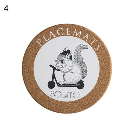 Cup Coaster Eco-Friendly Rustic Heat Resistant Cartoon Animals Cork Coaster for Home
Cup Coaster Eco-Friendly Rustic Heat Resistant Cartoon Animals Cork Coaster for Home