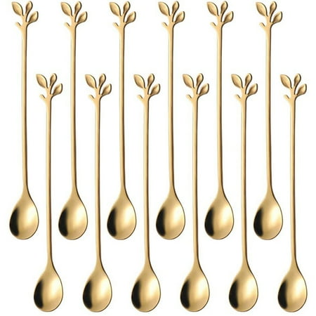 Coffee Spoon Set Teaspoons Coffee Ice Cream Spoons Stainless Steel Mini Stirring Spoons Gold
Coffee Spoon Set Teaspoons Coffee Ice Cream Spoons Stainless Steel Mini Stirring Spoons Gold