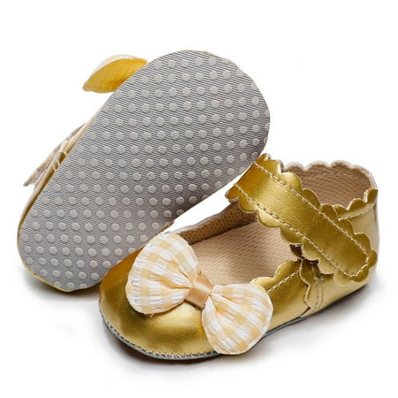 Girls Single Shoes Ruffles Bowknot First Walkers Shoes Toddler Sandals Princess Shoes Gold 12
Girls Single Shoes Ruffles Bowknot First Walkers Shoes Toddler Sandals Princess Shoes Gold 12