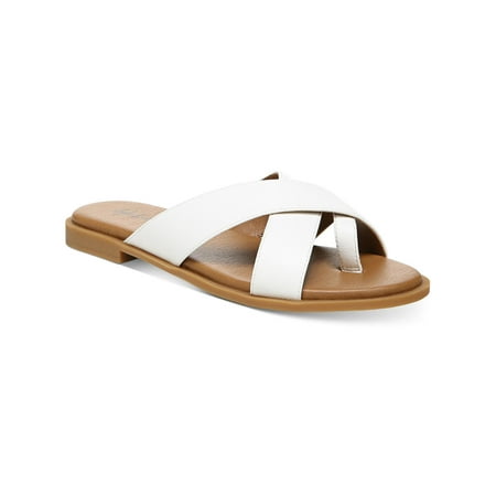 Style & Co. Womens Carolyn Slip On Flat Slide Sandals