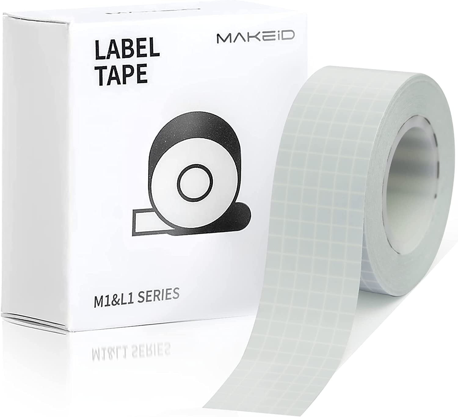 Makeid White Label Maker Tape Adapted Label Print Paper Refills