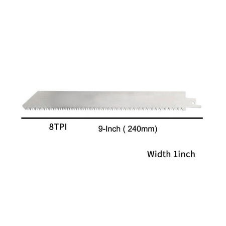 ODOMY 9 Inch 240mm Reciprocating Saw Blades for Frozen Meat Bones Saw Blade Cut Turkey Big Animals Plastic and Wood Multipurpose 5 pcs
ODOMY 9 Inch 240mm Reciprocating Saw Blades for Frozen Meat Bones Saw Blade Cut Turkey Big Animals Plastic and Wood Multipurpose 5 pcs