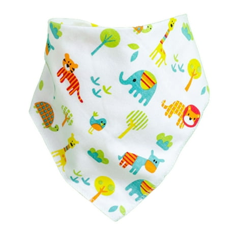 Baby Cotton Bib Washable Double-Layer Infant Burp Cloth for Boys Girls