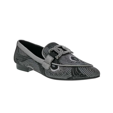 BELLINI FELIX WOMEN FLATS SLIP-ON SHOES IN BLACK SILVER COMBO