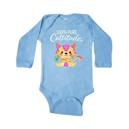 Inktastic Cute Cat with Flower-100 Percent Pure Cattitude Gift Baby Boy or Baby Girl Long Sleeve Bodysuit
Inktastic Cute Cat with Flower-100 Percent Pure Cattitude Gift Baby Boy or Baby Girl Long Sleeve Bodysuit