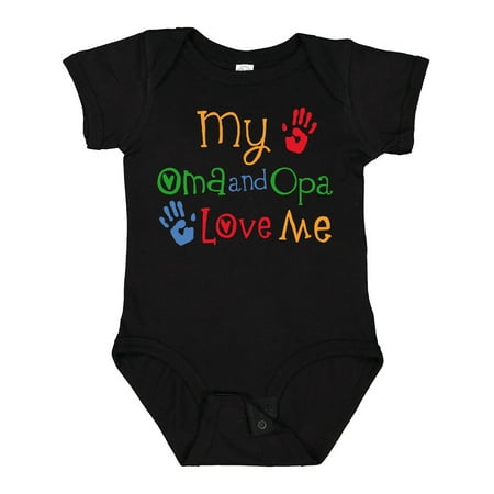 Inktastic Oma and Opa Love Me Grandchild Gift Baby Boy or Baby Girl Bodysuit
Inktastic Oma and Opa Love Me Grandchild Gift Baby Boy or Baby Girl Bodysuit