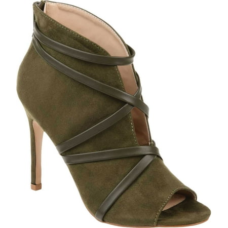Women s Journee Collection Samara Heeled Open Toe Bootie Olive Faux Suede 10 M
Women s Journee Collection Samara Heeled Open Toe Bootie Olive Faux Suede 10 M