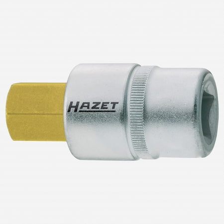 Hazet 986-9 9mm Hex Titanium-Nitride Socket 1/2 for Brake Calipers